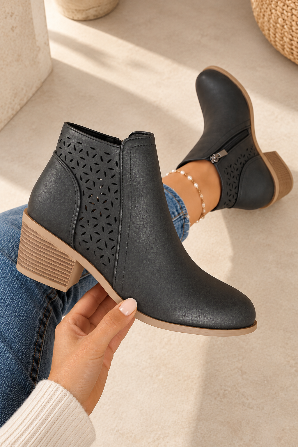 Irene – Botines Elegantes, Cómodos y Transpirables