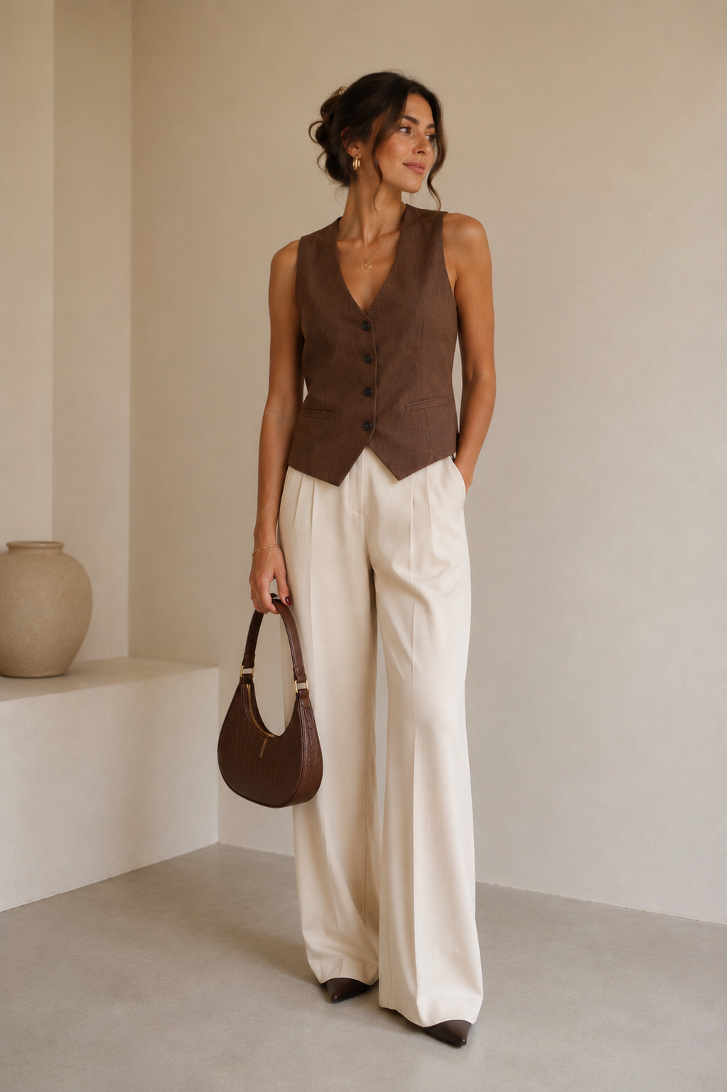 Elena – Bolso de Hombro con Textura