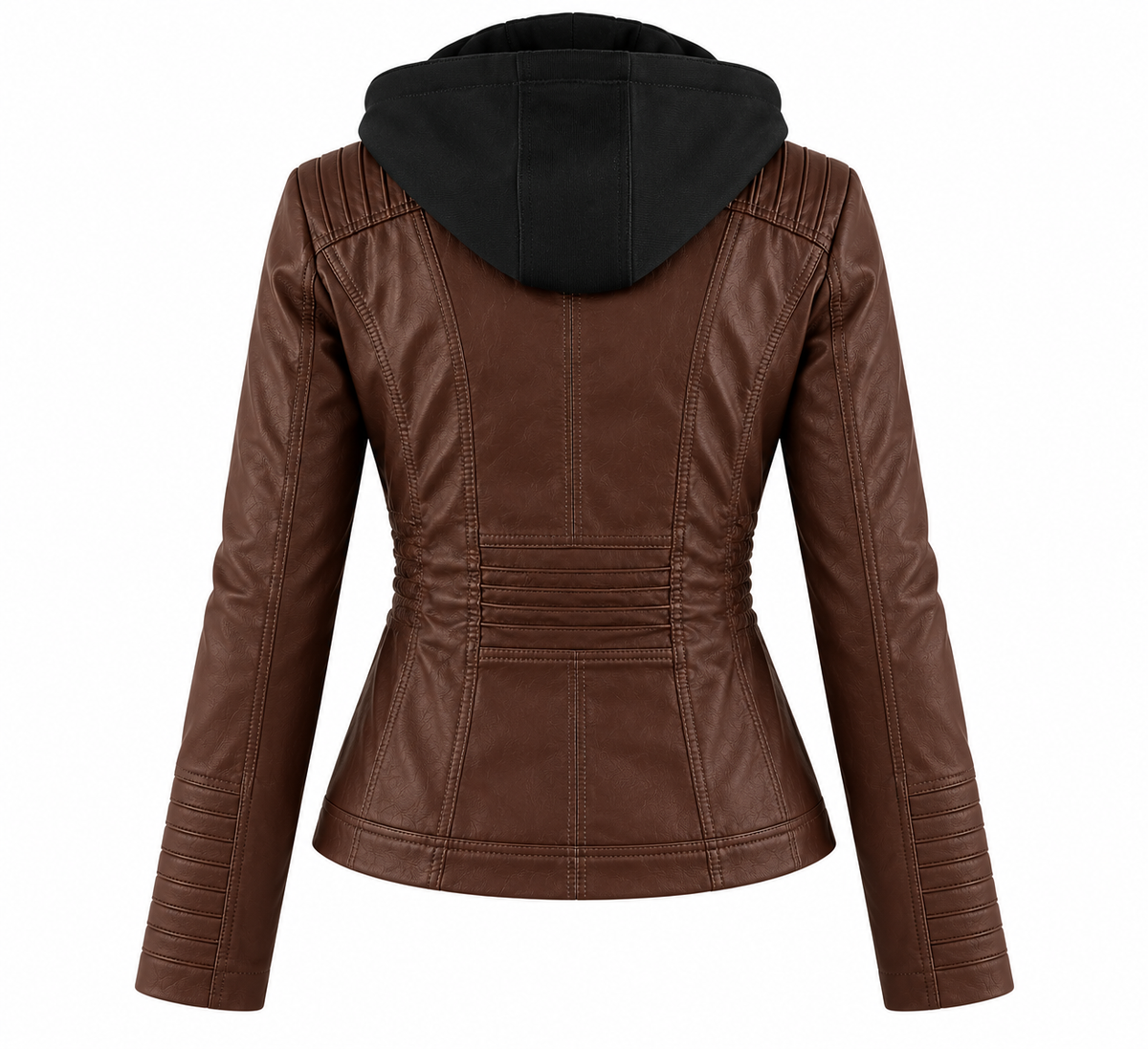 Ginevra – Chaqueta efecto Piel de Corte Elegante