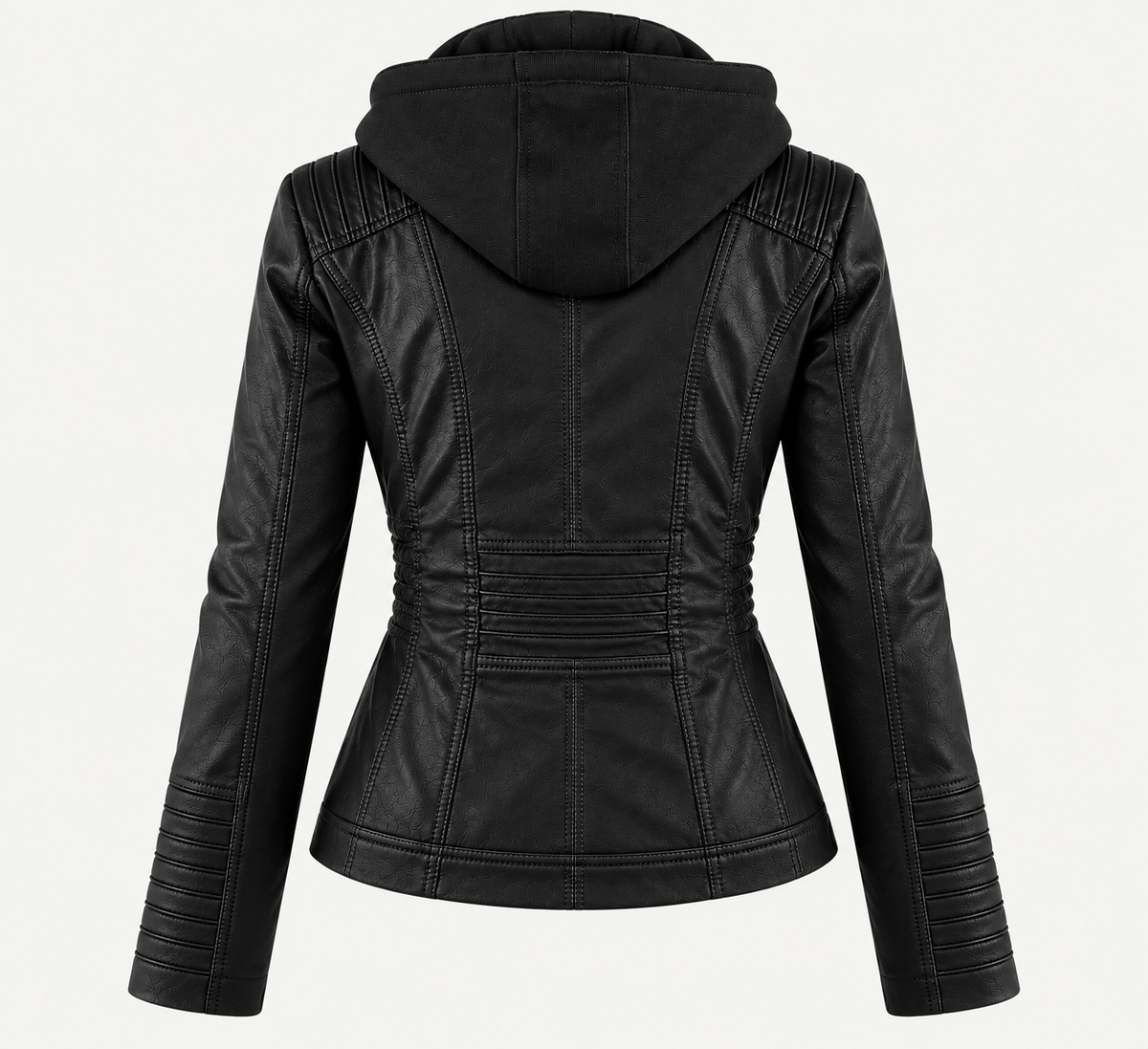 Ginevra – Chaqueta efecto Piel de Corte Elegante
