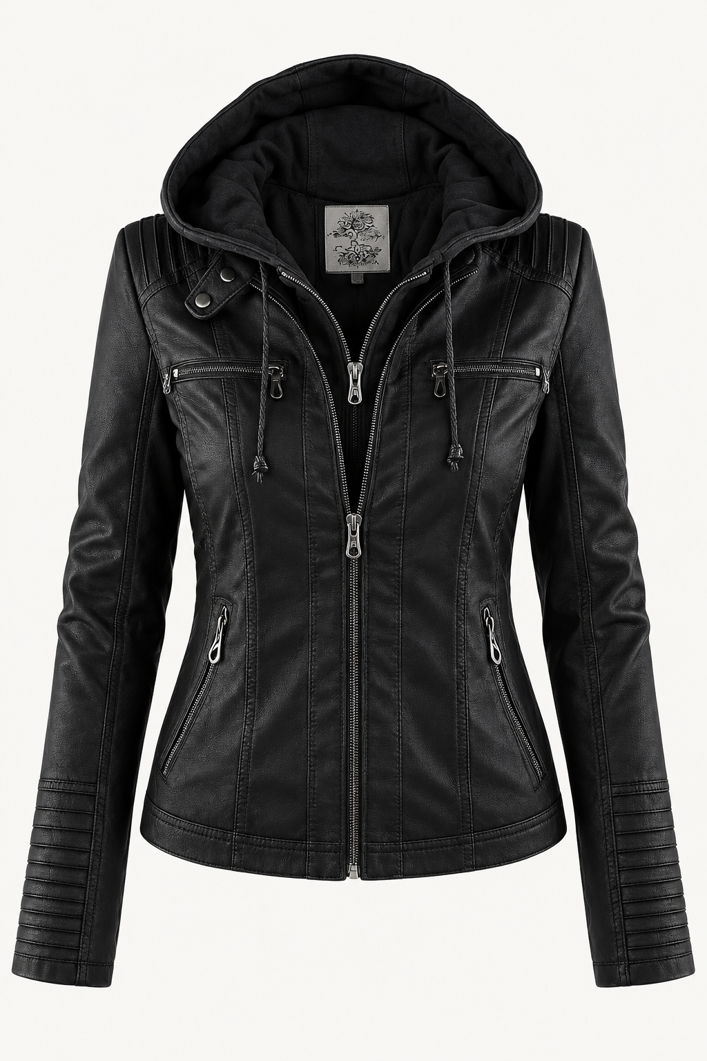 Ginevra – Chaqueta efecto Piel de Corte Elegante