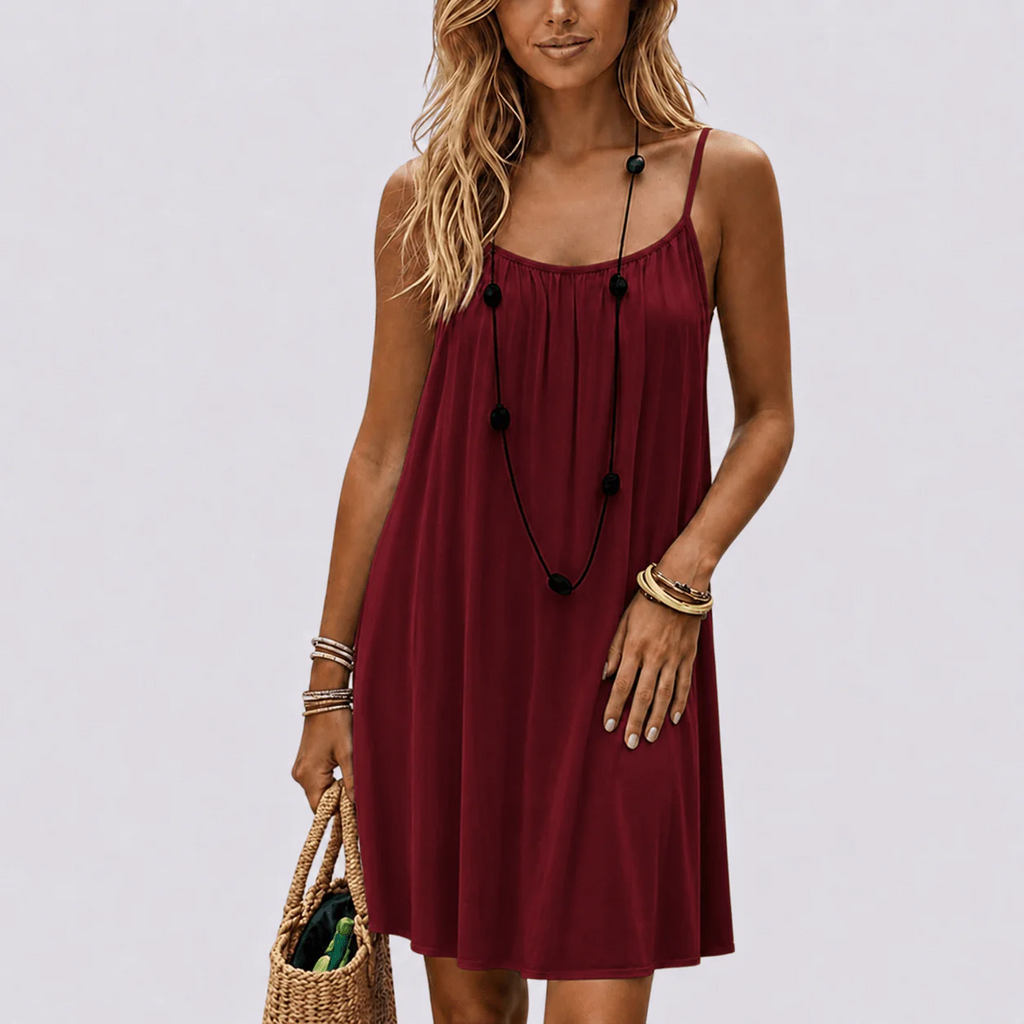 Liane – Vestido lencero de tirantes ajustables