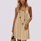 Liane – Vestido lencero de tirantes ajustables