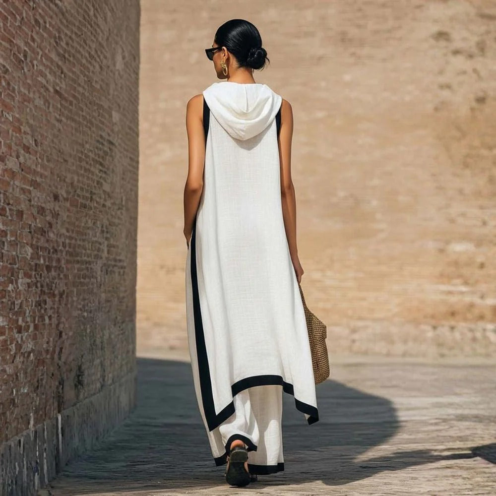 Valeria - Conjunto Elegante de Lino