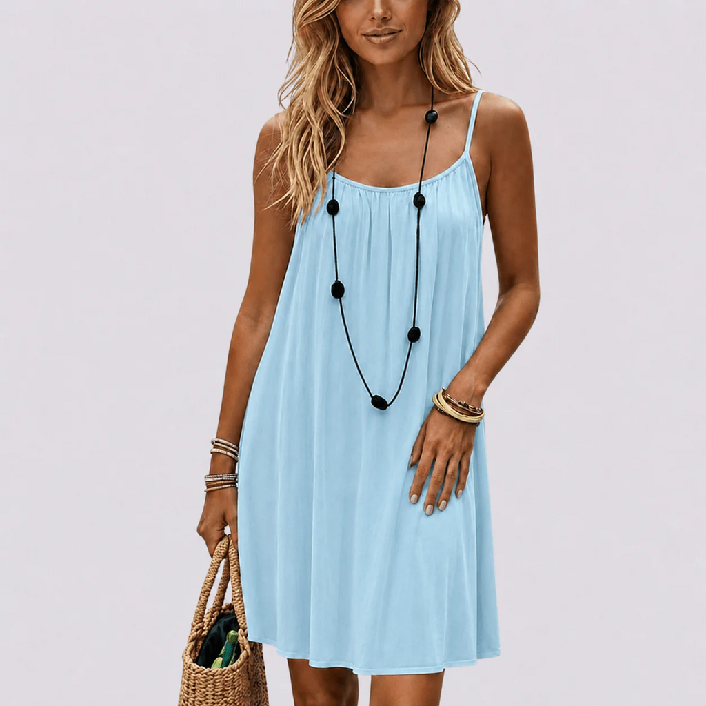 Liane – Vestido lencero de tirantes ajustables