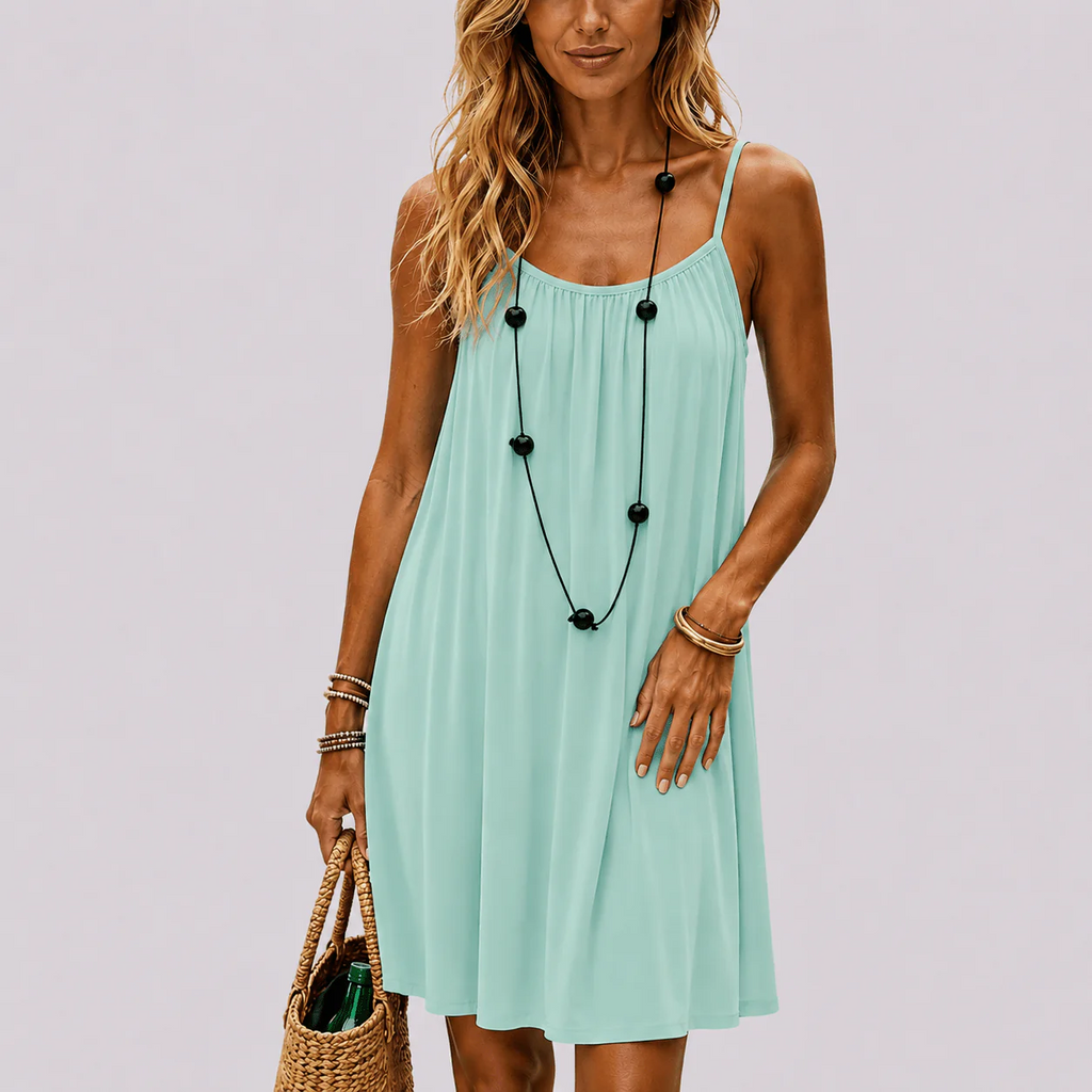 Liane – Vestido lencero de tirantes ajustables