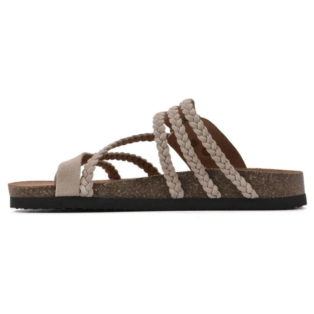 Alba - Sandalias Cómodas Trenzadas