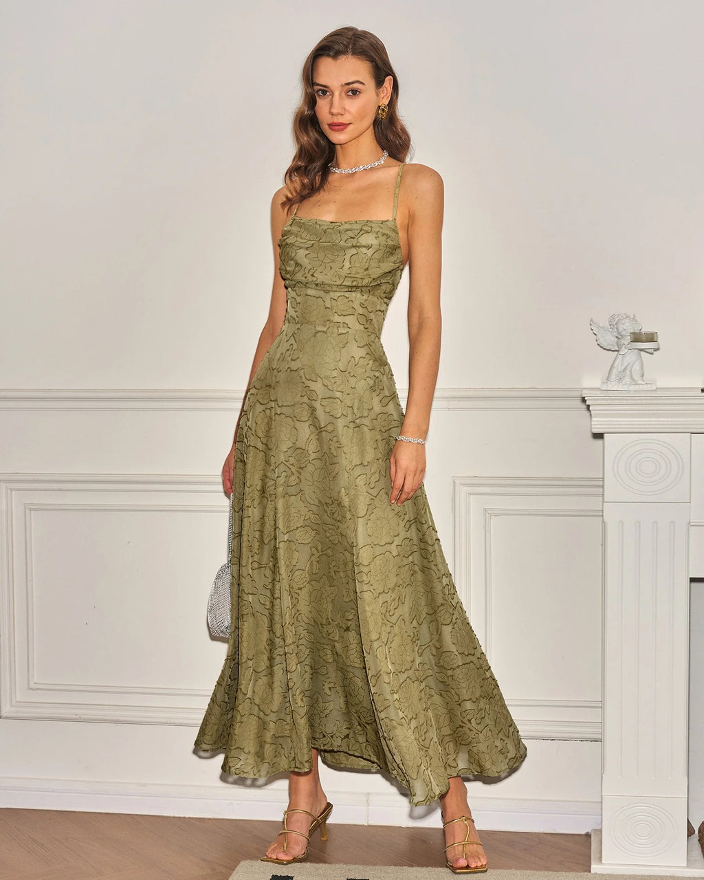 Amélie – Vestido largo de tirantes