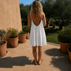 Liane – Vestido lencero de tirantes ajustables
