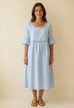 Marina - Vestido largo de lino