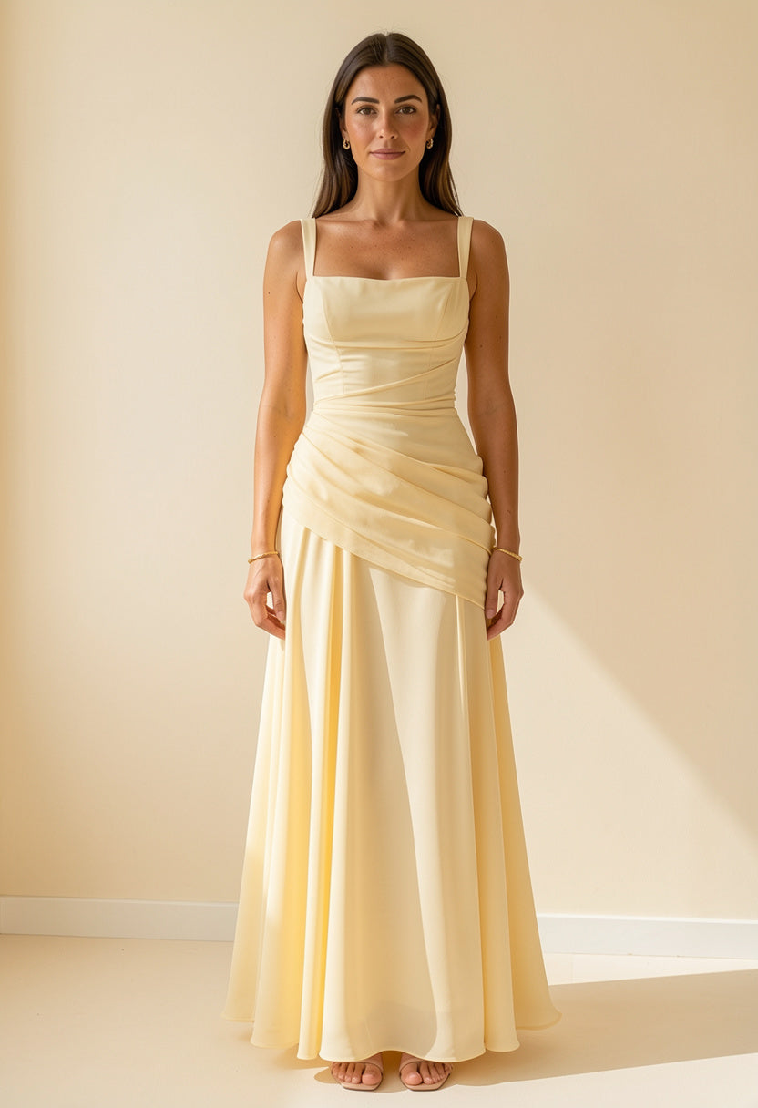 Blanca - Vestido Largo Elegante
