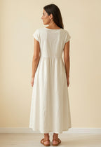 Vera – Vestido midi de lino