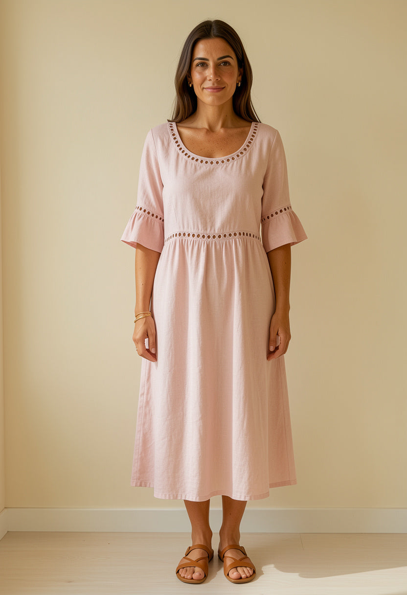 Marina - Vestido largo de lino