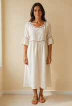 Marina - Vestido largo de lino