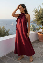 Helene - Vestido largo sin mangas de lino